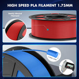 SUNLU 1KG High Speed PLA 3D Printer Filament 1KG 1.75mm ±0.02MM High Flow Speedy 3D Printer Filament Designed for Fast Printin