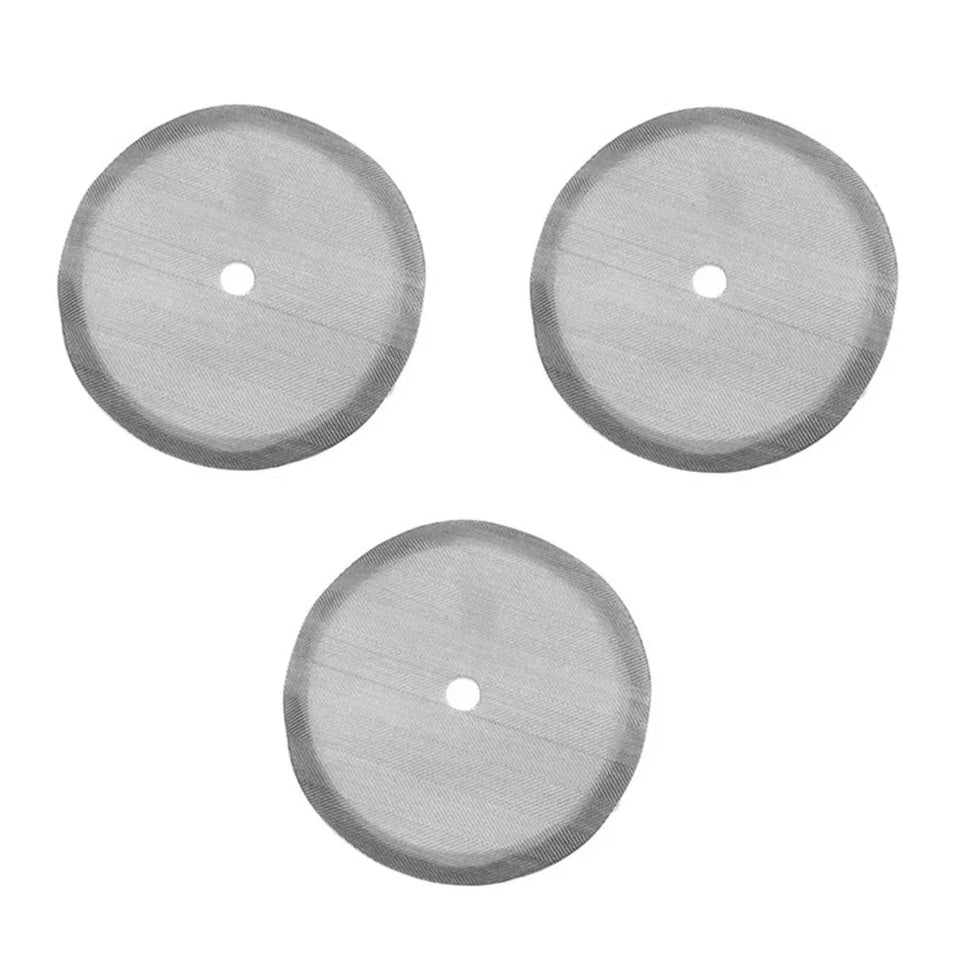 3pcs Reusable Coffee Press Filters Stainless Steel French Press Filters Mesh Filter Replacement Parts 350 800 1000ML