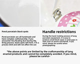 1.7L Tibetan Style Porcelain Enameled Teapot Chinese Ethnic Characteristic Milk Tea Infuser Enamel Boiling Water Kettle
