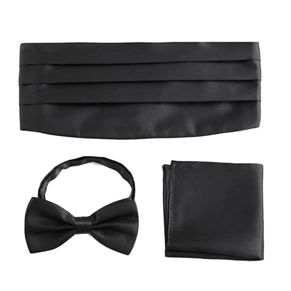 Gentleman Solid Wide Silk Satin Elastic Belly Band Tuxedo Cummerbund Commercial Banquet Model Business  Without Bowtie