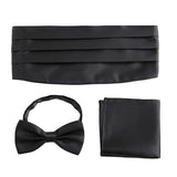 Gentleman Solid Wide Silk Satin Elastic Belly Band Tuxedo Cummerbund Commercial Banquet Model Business  Without Bowtie