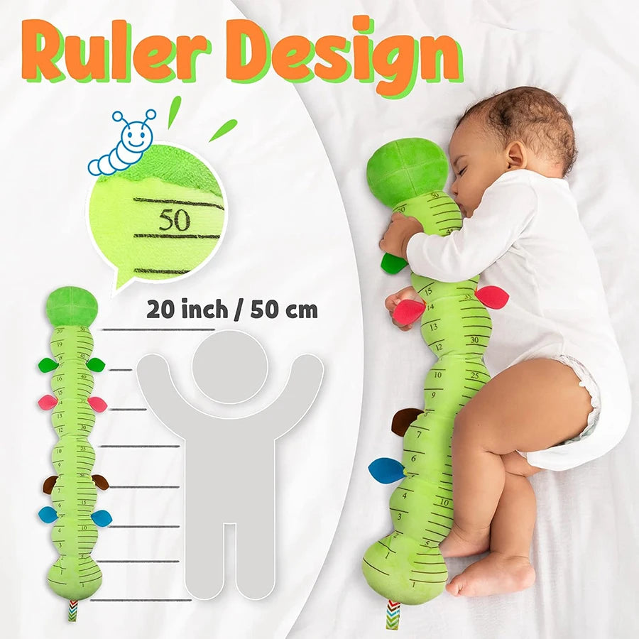 Baby Toys Musical Caterpillar Infant Stuffed Animal Toy with Crinkle Rattles Soft Sensory Toys Newborn Boys Girls 0 3 6 12 Month