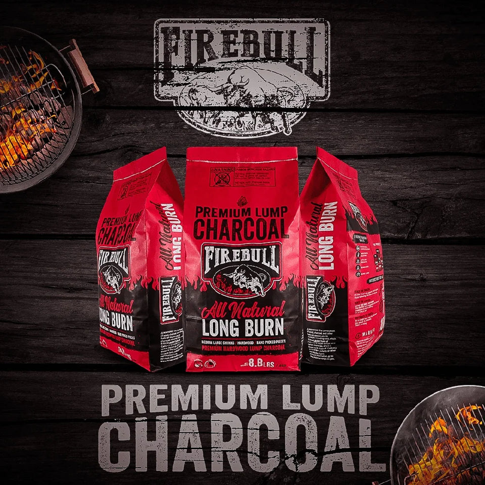 Premium Lump Charcoal 8.8LB 100% Quebracho Blanco Hardwood High Consistent Heat Long Burn Time Minimal Ash Grilling Smoking