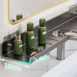 Washroom Faucet Sink Wall-mounted Punch-free Organizer In Front Of The Mirror Bathroom Shower Gel Storage Shelf