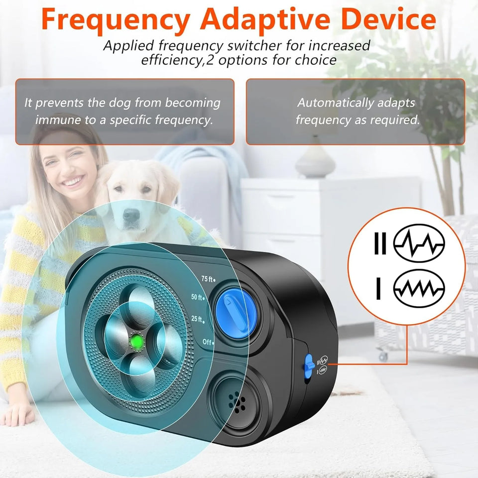 2024 New Ultrasonic Barking Stop Device, Dog Driving Device, Noise Prevention Training Device, Automatic Dog Barking Stop Device