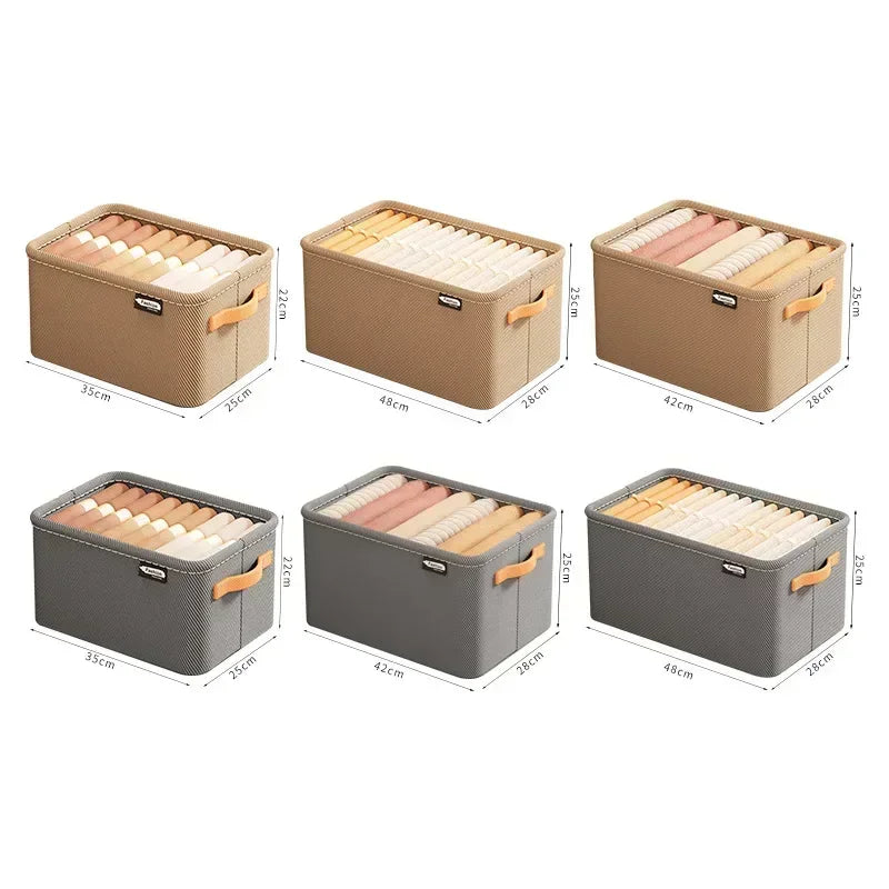 Wardrobe Organizer Box for Storage in The Closet Underwear Drawers Storage Bedroom Cabinet Socks Bra Storage Pants Organizer