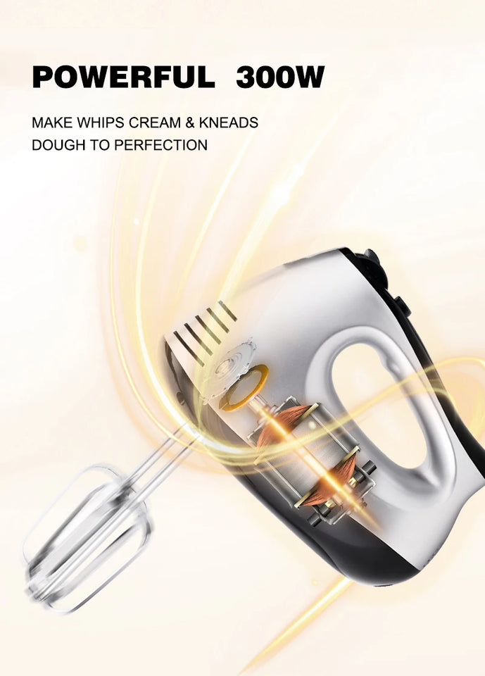 Hand Mixer 220V Blender 300W Electric Food Processor 3 in 1 Mixer Kitchen Appliances Machine Mixer for Baking