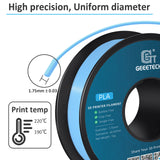 Geeetech 5Kg Standard PLA Filament 1.75mm 3D Printer Plastic Material, Accuracy 0.03mm, multiple colour, Fit Most FDM Printer