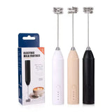 1 electric coffee frother, milk frother, egg beater, handheld 3-speed rechargeable cream maker, 3-speed kitchen mixer