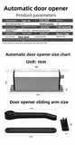 Intelligent waterproof side mounted electric door opener, community curved arm automatic swing door electric door closer, villa