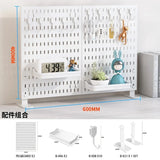Neat Plastic Pegboard  Desk Organizer with Multiple Accessories for Home Office, Craft Room and Garage Display