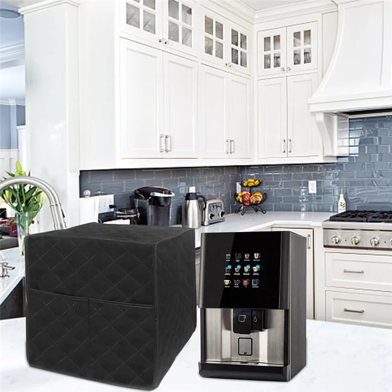 B06B-Coffee Machine Cover Smart Coffee Machine Cover Small Appliance Storage Espresso Machine Cover