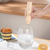 1 electric coffee frother, milk frother, egg beater, handheld 3-speed rechargeable cream maker, 3-speed kitchen mixer