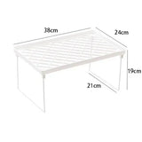 Home Closet Organizer Storage Shelf Kitchen Adjustable Storage Rack Shelves Cabinet Holders Space Saving Makeup Organizer