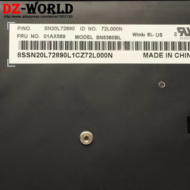 New/Orig US English Backlit Keyboard for Lenovo Thinkpad T470 T480 A475 A485 Backlight Teclado 01AX569 01AX487 01AX528 01HX419