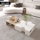 Light Luxury Tea Table Set Tea Table Small Living Room Home Modern Minimalist Patchwork Tea Table