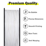 GEEETECH 5Rolls 3D TPU Flexible Filament TPU material 1.75mm Plastic Vacuum Packaging, Non-Toxic High Quality Safe,fast ship