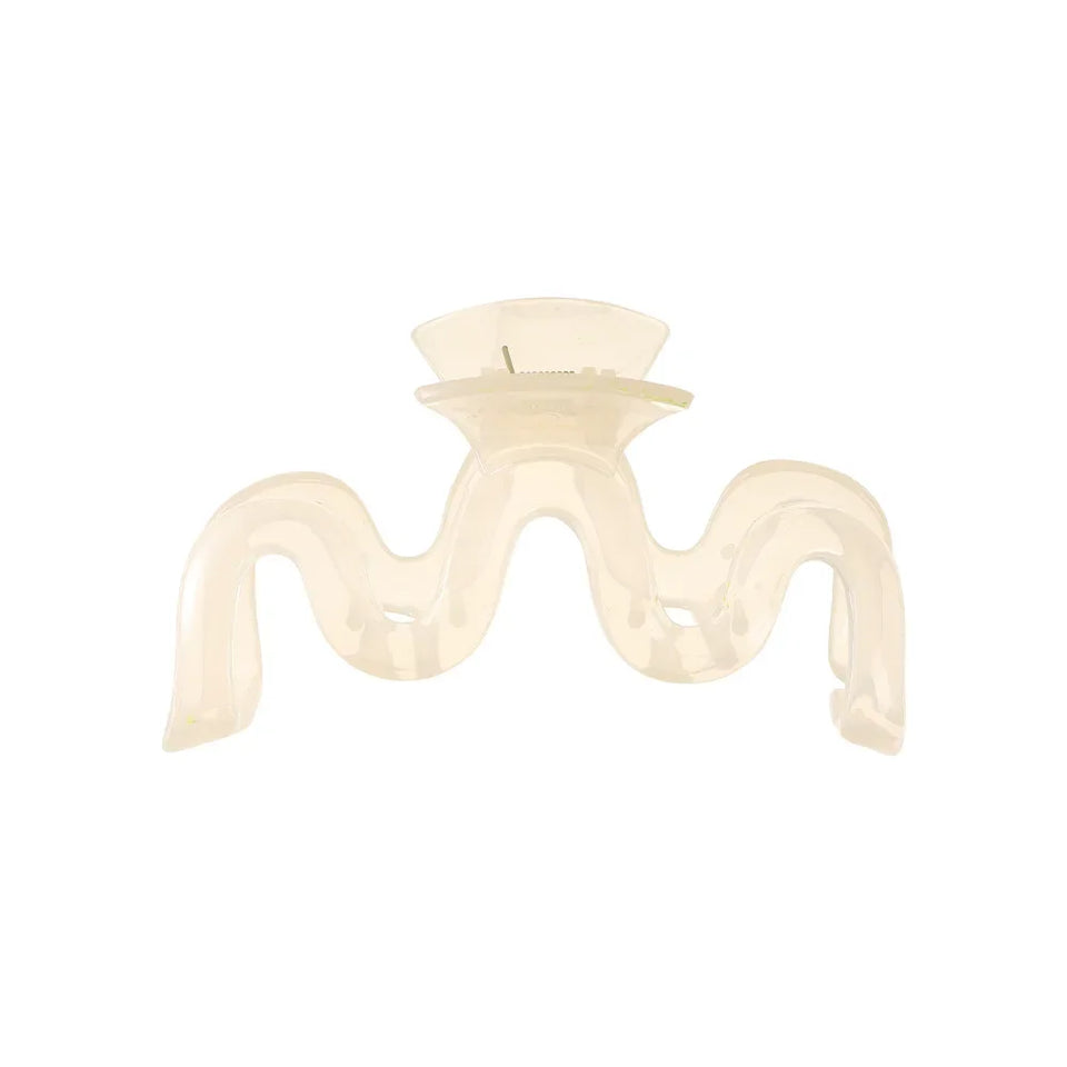 13cm Large Hair Clip For Thick Hair Claws Crab Girls Curly Transparent Coffee Hairpin Clamps Women Korean Ponytail Accessories