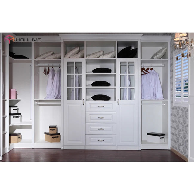 House Bedroom Walk-in Clothes Closet Furniture From China