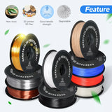 Geeetech 5Kg Standard PLA Filament 1.75mm 3D Printer Plastic Material, Accuracy 0.03mm, multiple colour, Fit Most FDM Printer