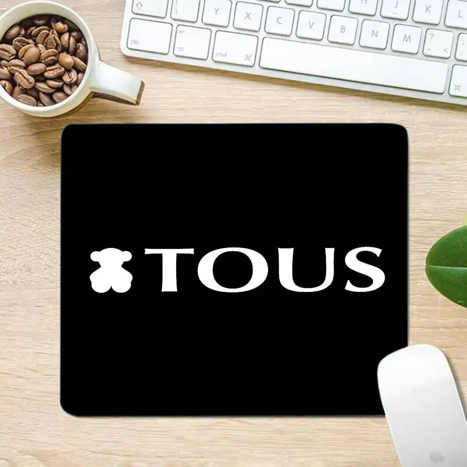 Classic Jewelry Logo T-Tous Animation Keyboard Mat Table Mat Students Gabinete PC Gamer Desktop Mouse Pad For PC Computer Table