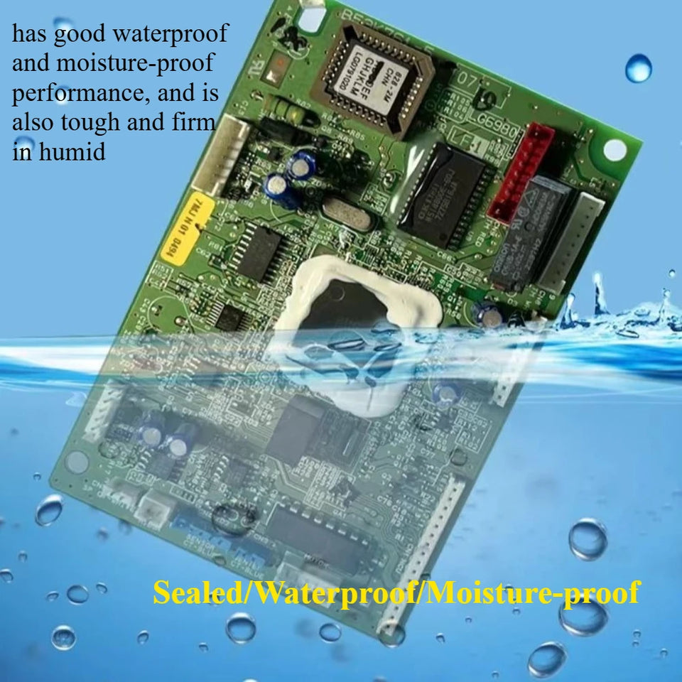 Electronic Waterproof Sealant 706 Silicone Rubber Paste Semi Transparent Insulation Anti Leakage Adhesive Fixing Glue