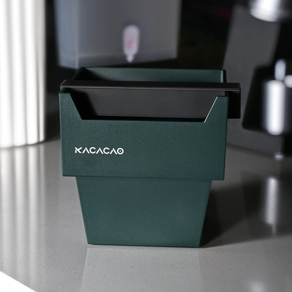 KACACAO Coffee Knock Box Espresso Grounds Container Dump Bin Bucket Anti Slip Powder Beveled Residue Barista Accessories Tools