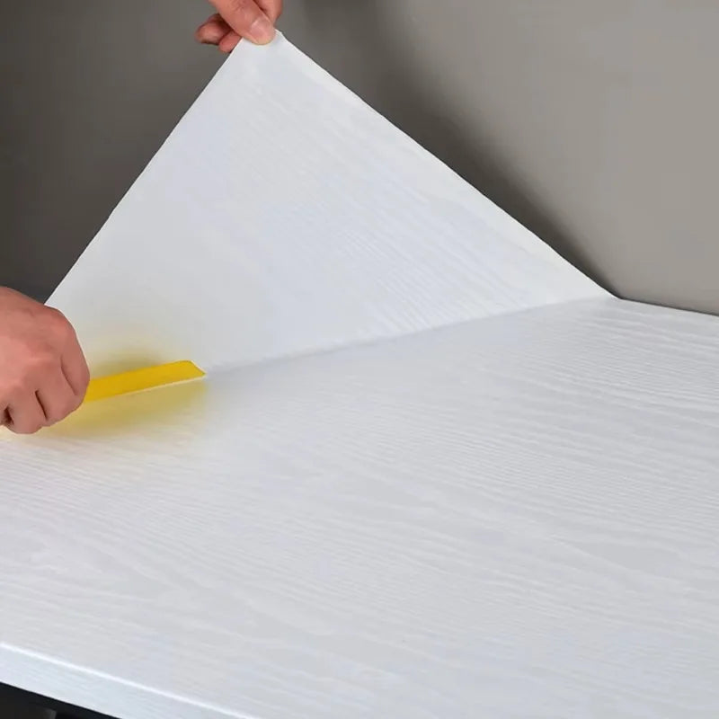 PVC Waterproof Self Adhesive Wallpaper Wall in Rolls Furniture Cabinets Vinyl Decorative Film Wood Grain Stickers For Home Decor