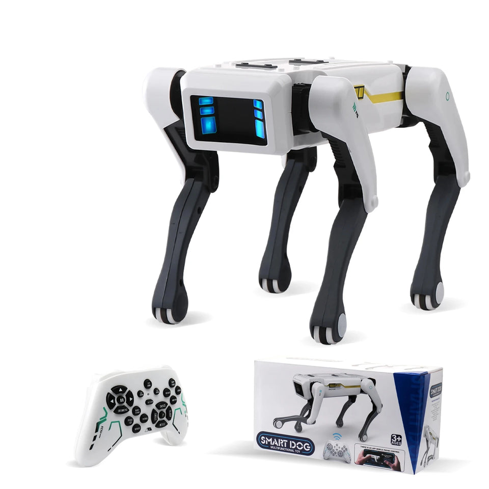 Remote Control Smart Robot Dog, 4-Legged Bionic Quadruped Robot, Programmable RC Toy for Kids, Interactive Electronic Pet, Great