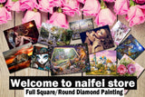 5D DIY Diamond Painting Animal highland Cow Mosaic Painting Full Square/Round Drill Embroidery Cross Stitch 5D Home Decor Gift