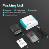 SUNLU Filament Connector FC01 for 1.75mm PLA/ABS/PETG/PA/PC Filament Fast Welding Splicer Simple to Use with 200pcs PTFE Sleeve