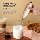 2025 New Stylish Multifunctional Handheld Electric Mixer  Battery Operated Dual-head Whisk for Cappuccino, Matcha, Eggs, Lattes