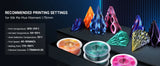 SUNLU Silk PLA PLUS 3D Filament 1.75mm Double Colors Silk Textures Pla+ Gradient Colors Filament for Most FDM 3D Printer 3KG