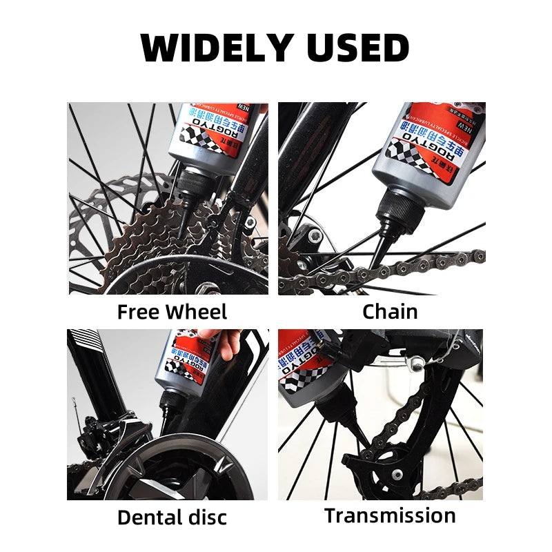 100ml Universal Bicycle Special Lubricant MTB Road Mountain Bike Dry Lube Chain Oil for Fork Flywheel Chain Cycling Accessories