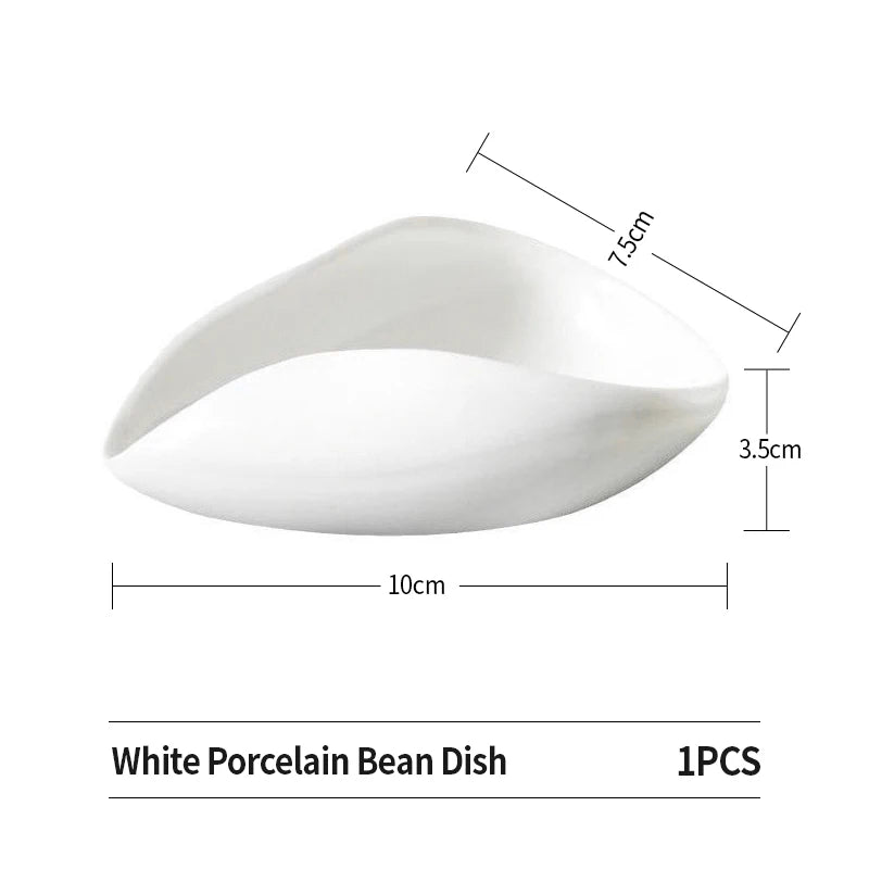 Ceramic Coffee Bean Dosing Cup, 35-40g Single Dose Measuring Tray for Coffee Bean and Tea, Chic Home Barista Tool Accessories