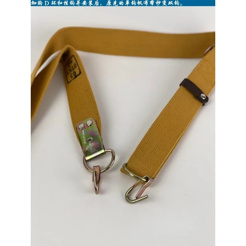 Russian AK Tactical Training Launcher Canvas Dog Strap Single Hook/double Hook/harness Retro Ginger Suitable for AK47/74