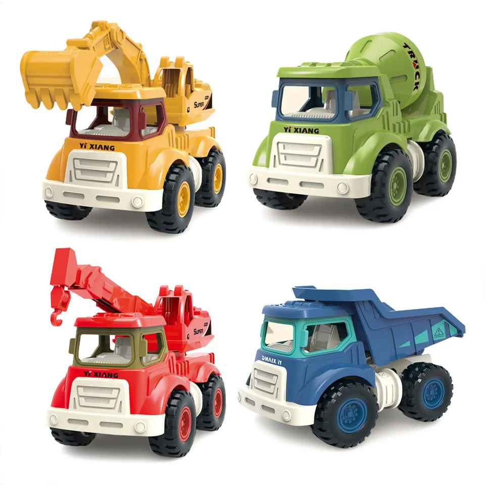 Excavator Toys for Boys Kids Construction Trucks Stable Construction Vehicle Toys Funny Engineering Truck Toy for Children Play