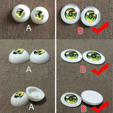 15 Pairs/set Bjd Eye Doll's Eyes 10/12/14/16mm Glass Eyeball Cartoon Type Anime Eye Diy Girl Toys Dress Up Gift Doll Accessories