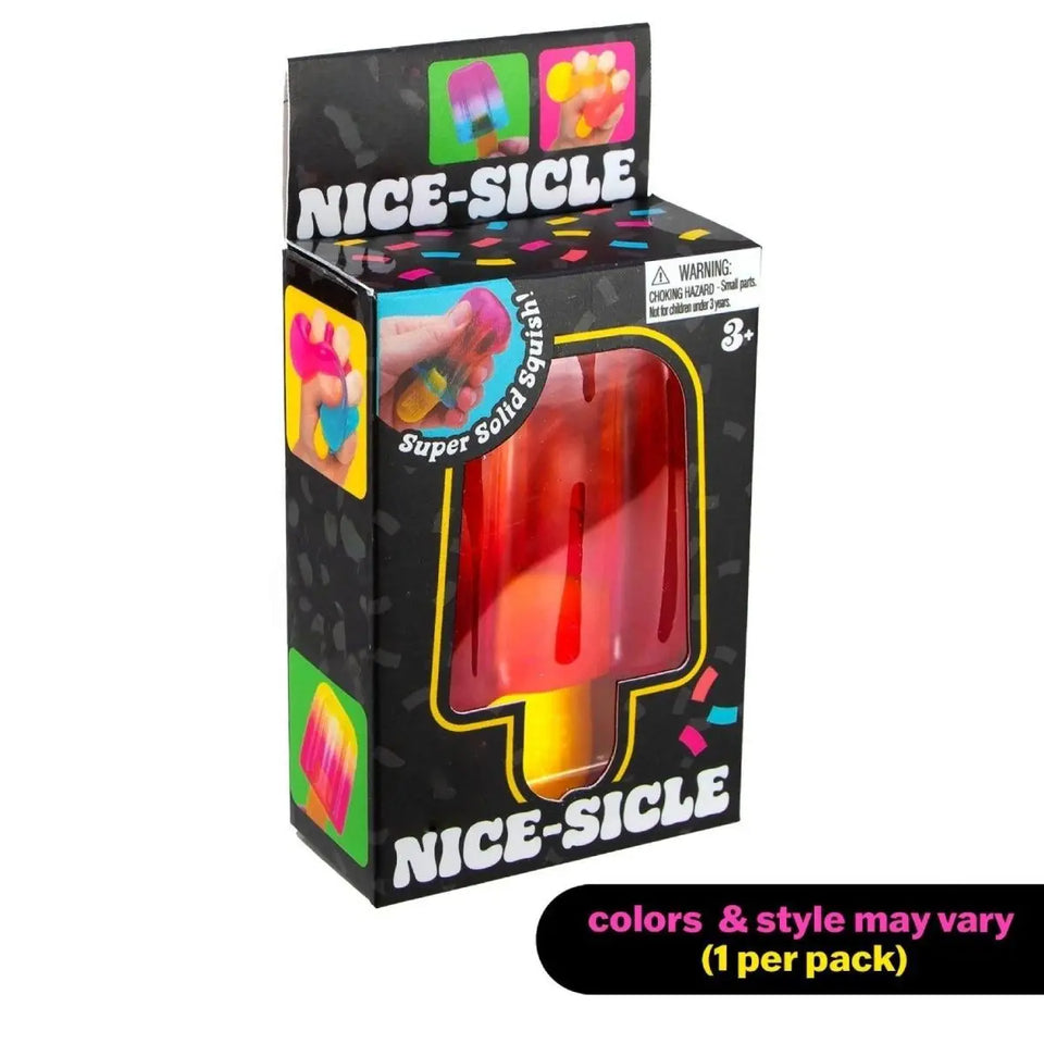 1/3pcs Ice Cream Squishy Squeeze Toy Nice Cube Sensory Fidget Toy Portable Stress Relief Gadget for Office Home Daily Relax