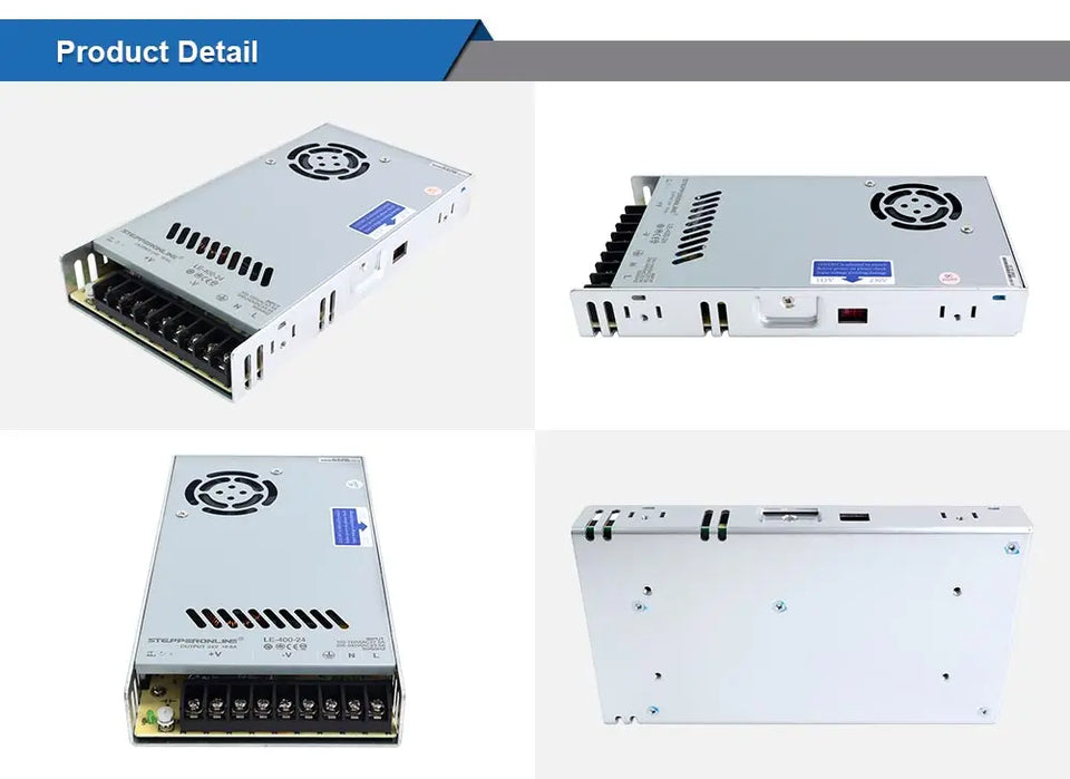 STEPPERONLINE DC Switching Power Supply 24V 36V 48V 400W 115/230V AC TO DC Power Supply Transformer
