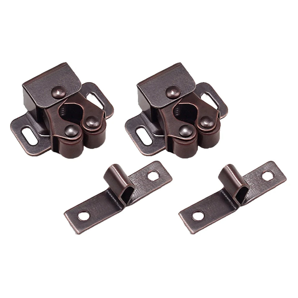 Door Close Latch Stainless Steel For Motorhomes Caravans Boats Double Roller Catch Cupboard Cabinet Door Close Latch