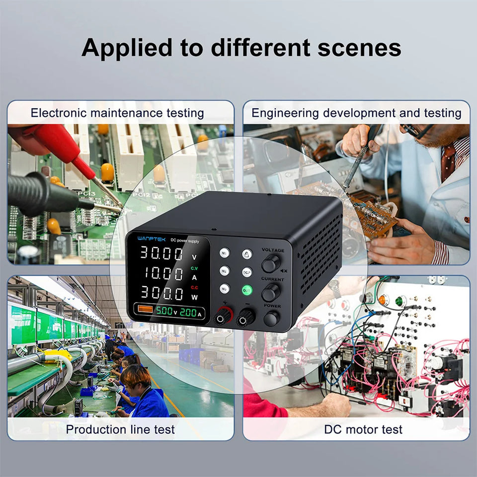 Wanptek Adjustable DC power supply 30V 5A 10A 60V 5A 120V 3A 160V 2A Lab Bench Power Source Stabilized Voltage power supply