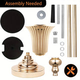 Wedding Centerpiece Vase, Floor Vase - 32.5 Inch Multi-Purpose Metal Vase for Party Events, Christmas and Halloween Decorations