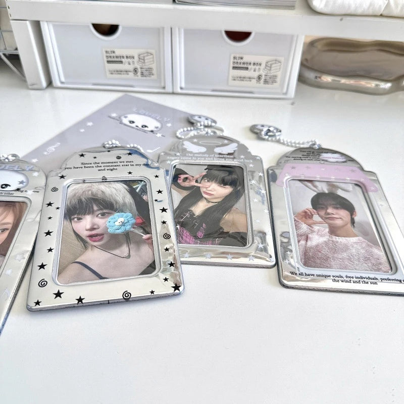 Idol Photocard Holder Photo Album pc holder kpop Protector Sleeves Keychain for Bag Poka Supplies Photo Decoration Cardholder