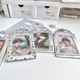 Idol Photocard Holder Photo Album pc holder kpop Protector Sleeves Keychain for Bag Poka Supplies Photo Decoration Cardholder