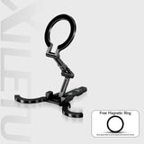 XILETU COBONE Dual-sided Magnetic Phone Stand|Slim Foldable Magsafe 1/4" Mount for iPhone 17-13 Vlog Travel Selfie Live Tripod