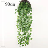 1/2/6Piece Artificial Vine Home Decor Artificial Ivy Leaf Garland Plants Vine Fake Foliage Flowers Creeper Green Ivy Wreath