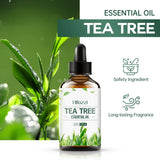 Tea tree essential oil, extracted from natural plants, is suitable for body massage and hair care, nourishing and moisturizing.
