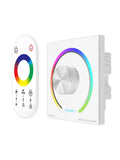 LED Light Strip Wallmount Glass Pannel Touch EU AU Controller Dimmer CCT RGB 12V 24V 6A/CH Home Commercial 0-100% Smooth Dimming