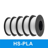 KINGROON 5KG(11LBS) PLA PETG HS-PLA HS-PETG Filament 1.75mm High Speed 3D Printer Material Matte PLA 1kg*5 Roll Mix Color New